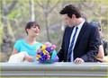 Lea Michele & Cory Monteith: Filming 'Glee' in Central Park! - lea-michele photo