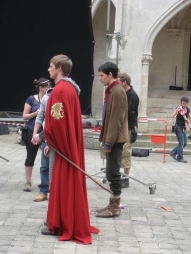  And another shooting picture :) Merlin + Arthur!