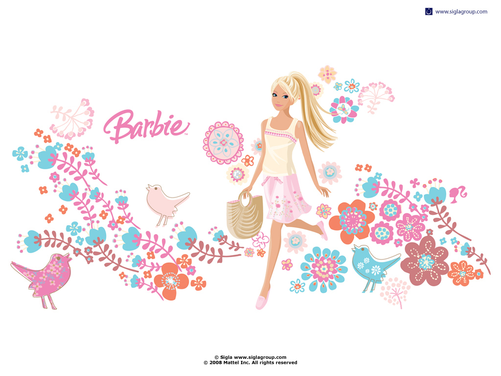 フローラル キュートポップ バービー人形 Barbie Pcデスクトップ スマホ 壁紙 画像集 Naver まとめ