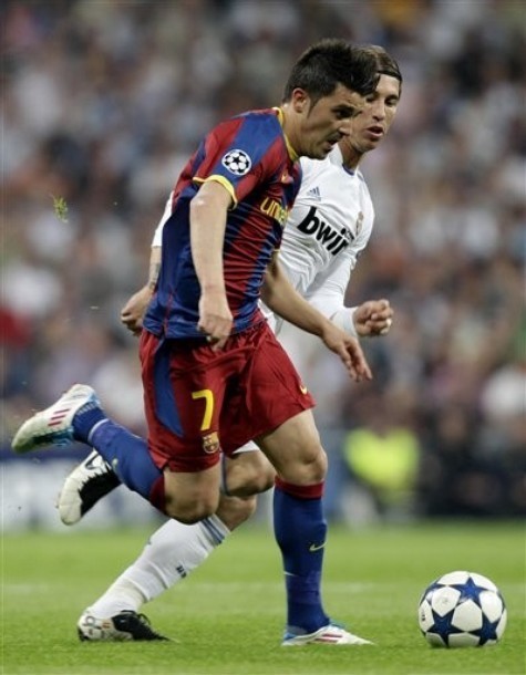 real madrid fc barcelona. David Villa [Real Madrid - FC