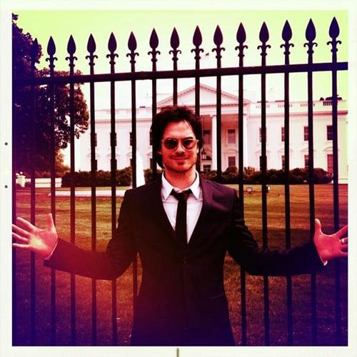 Ian at the White House