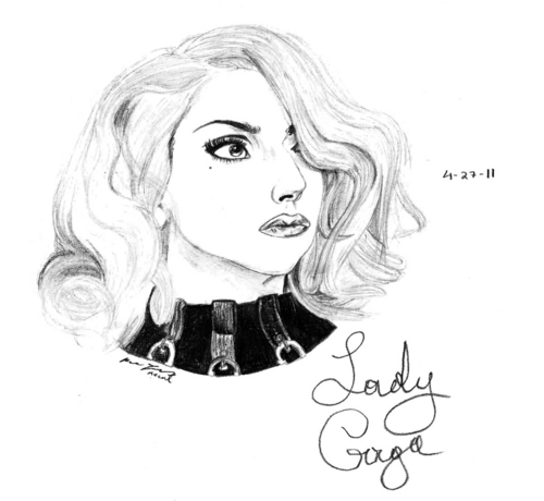  Lady Gaga Drawing