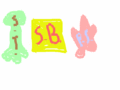 my drawings of squidward tentacle,spongebob squarpants,and patrick star - spongebob-squarepants fan art