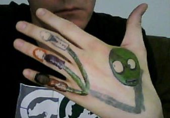 my salad fingers hand tattoo - Salad Fingers Image (21519034) - Fanpop