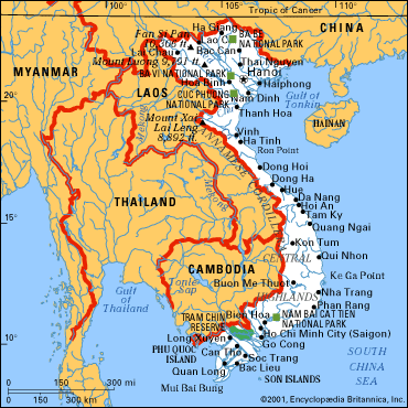 vietnamese map