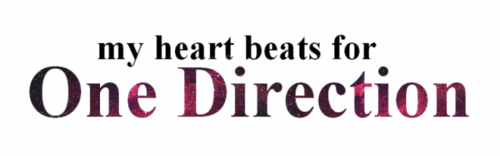 1D = Heartthrobs (EnternalLove) My Heart Beats 4 1D! Love 1D Soo Much! 100% Real :) ♥