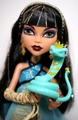 Cleo de Nile with a snake - monster-high photo
