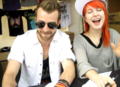 Hayley And Jerm At Bamboozle - hayley-williams photo