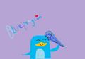 I drew Bluepenguin!  - penguins-of-madagascar fan art