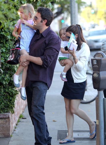  Jen & Ben out & about with the girls 4/16/11