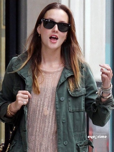 Leighton Meester spotted out in New York, May 1