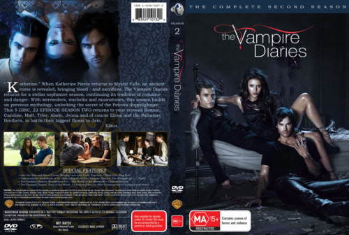 Official Cover of TVD Season 2 DVD