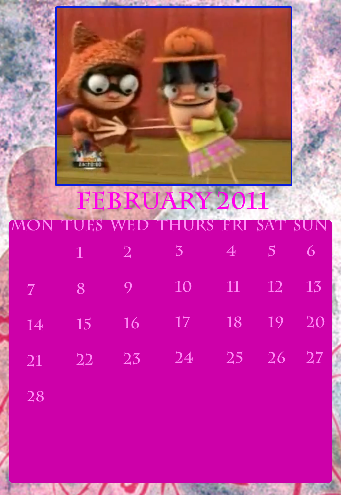 2011 calendar february. fbacc calendar february 2011