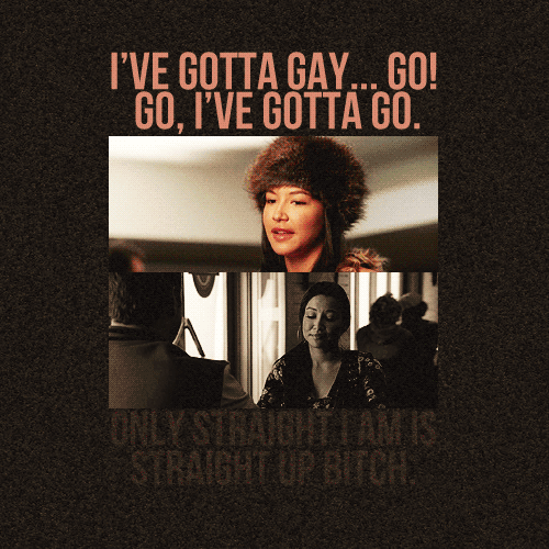  "I gotta gay...go..."