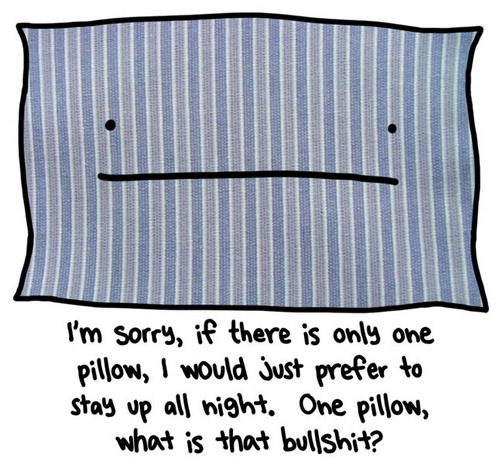 I need like 17 pillows