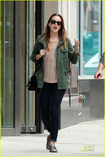 Leighton Meester: Out and About in NYC