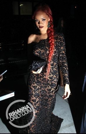 Rihanna - Arriving at 2011 Costume Institute Gala - May 2, 2011