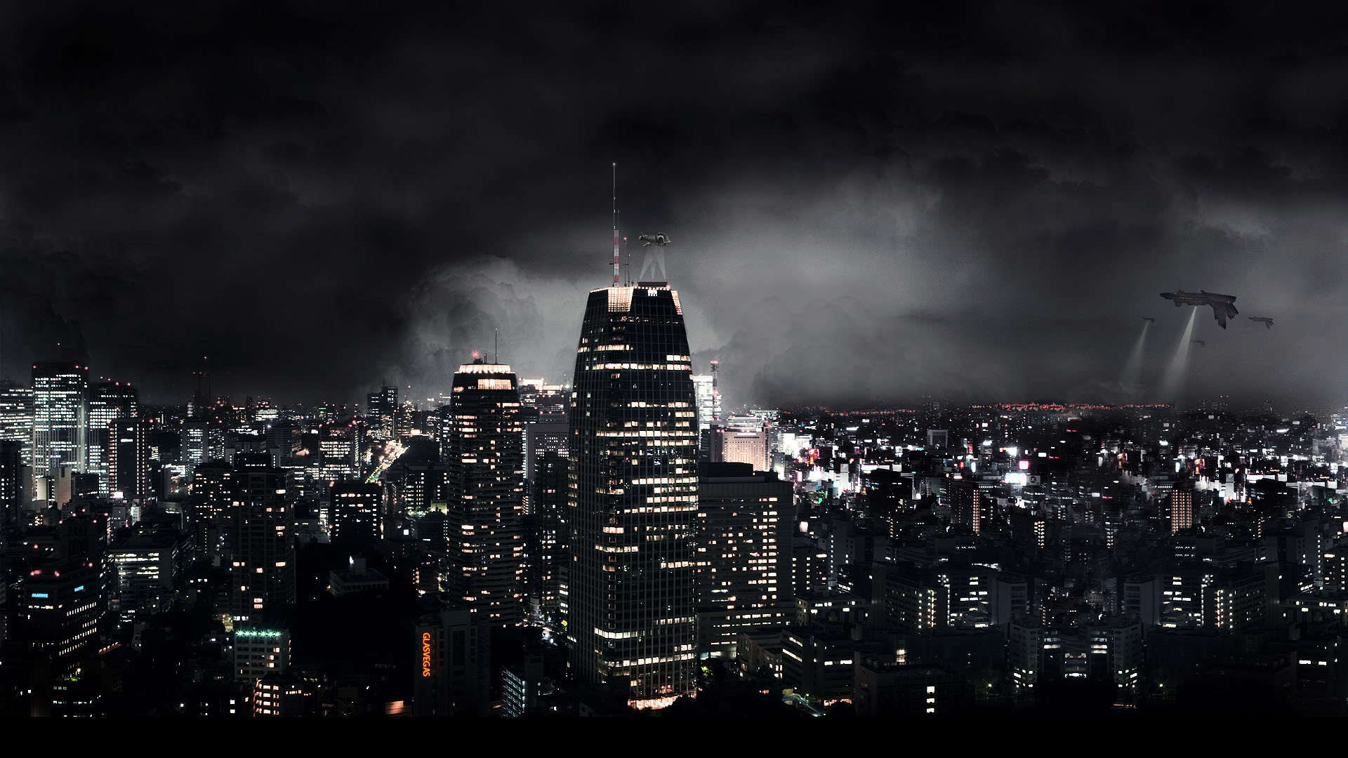 The Big City In Sci-Fi - HD Wallpaper