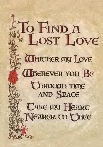  To Find a Lost Love