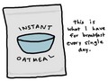 instant oatmeal - random photo