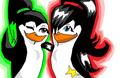 urumica and luna! - penguins-of-madagascar fan art
