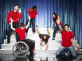Cory, Chris and Glee cast<3 - glee photo