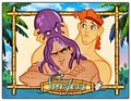Disney Surfers - Tarzan + Herc - walt-disney-characters fan art