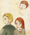 Draco and Ginny - draco-and-ginny fan art