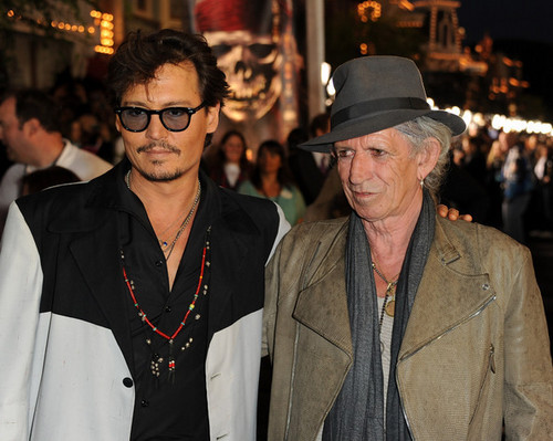  Johnny Depp, Keith Richards