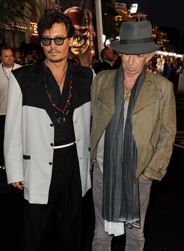  Johnny Depp, Keith Richards