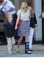 Reese Witherspoon And Family Leaving Church On Mother's Day - reese-witherspoon photo