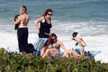 12. May - At the beach in Brazil - miley-cyrus photo