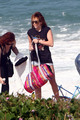 12. May - At the beach in Brazil - miley-cyrus photo