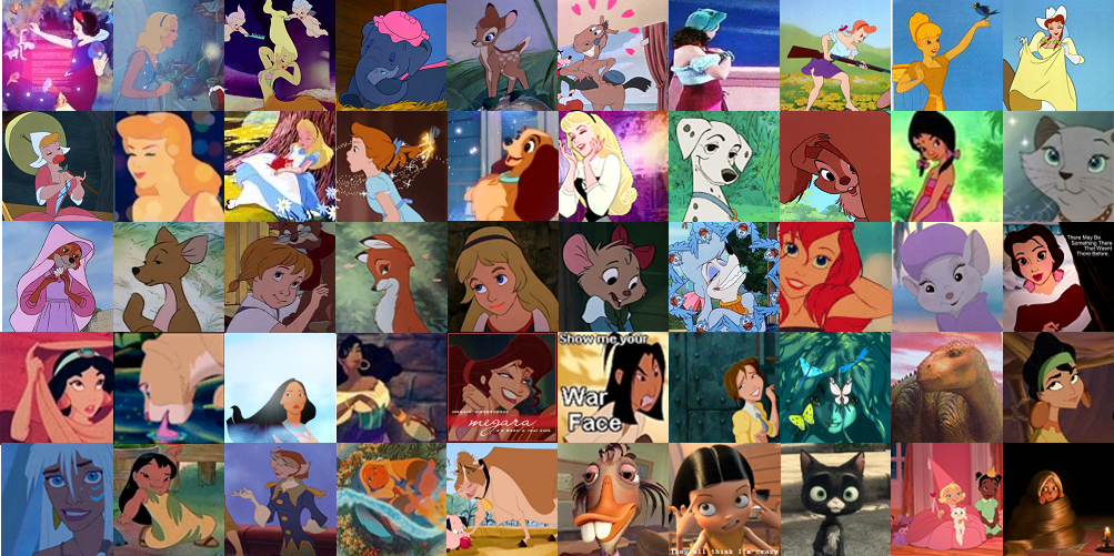 Disney Leading Ladies Icons - Walt Disney 50 Animated Motion Pictures Photo  (21997686) - Fanpop