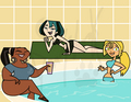 Girls by the pool - total-drama-island photo