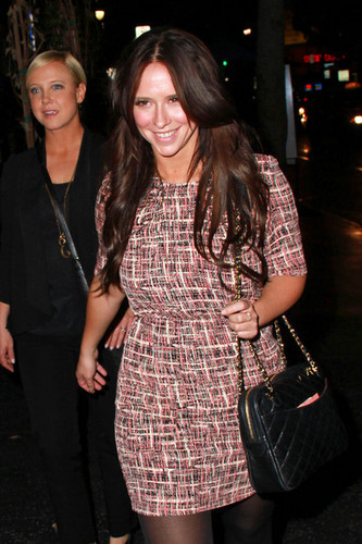  Jennifer प्यार Hewitt is seen on a night out in Hollywood after her reported विभाजित करें, विभक्त करें with boyfriend