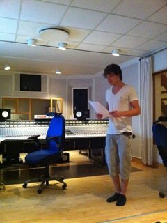 Liam at the studio