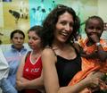 Lisa Edelstein visiting hospital in Israel May 2011 - house-md photo