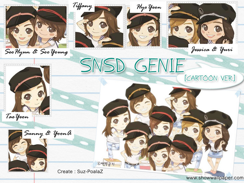 snsd girls generation wallpaper. Snsd Genie Wallpaper - Girls