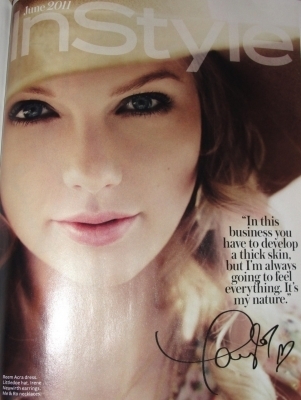  Taylor on the cover of Instayle