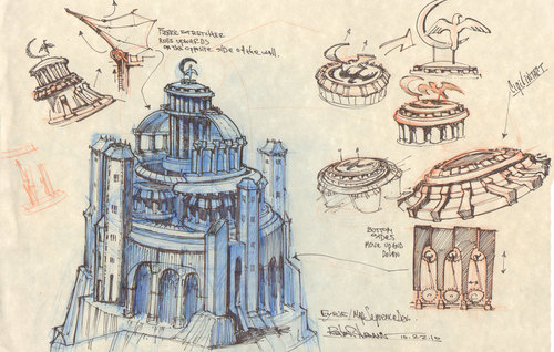  The Eyrie sketches