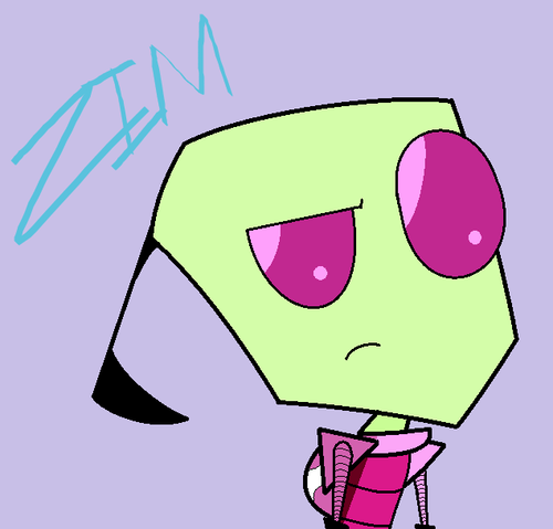  Zim :D first time drawn on paint!