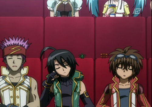  bakugan boys sleeping in cinema