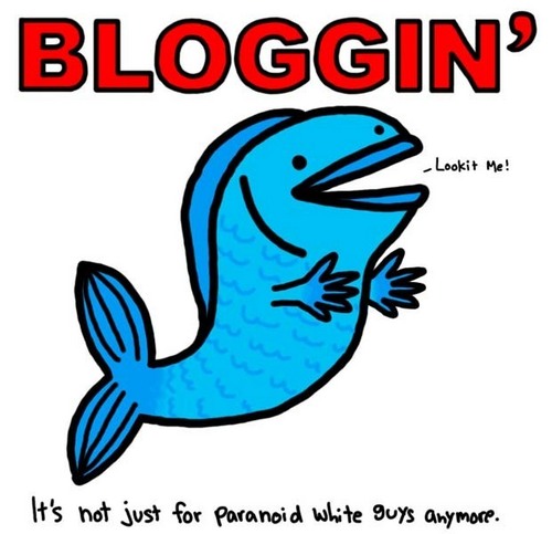 this fish is freaking ready to blog