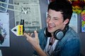 Cory Monteith and Bonnie Dune at The Zone FM in Victoria  - glee photo