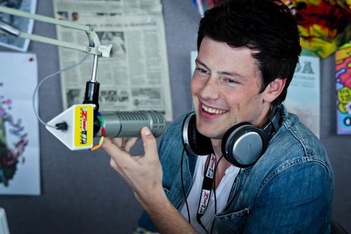  Cory Monteith and Bonnie Dune at The Zone FM in Victoria
