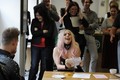 Gaga At Metro newspaper offices in London, UK (May 16) - lady-gaga photo