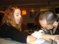 Getting tattooed in Sao Paulo, Brazil [15th May]  - miley-cyrus photo