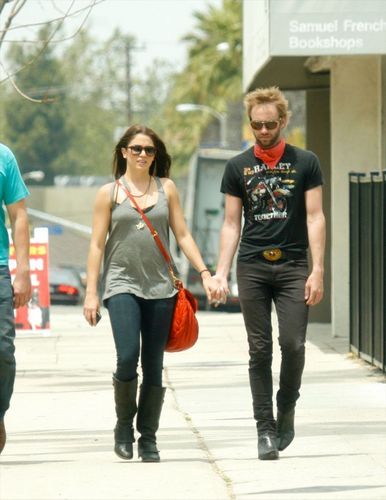  HQ candids of Nikki going to lunch with Paul McDonald in Los Angeles!