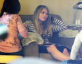 Hilary Duff Getting Manicure At Bellacures - hilary-duff photo